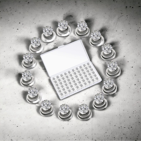 NIB-RHINESTONE CRYSTAL PIN HAIR TWISTERS! SPIRAL STONES FOR YOUR HAIR! - Picture 5 of 16